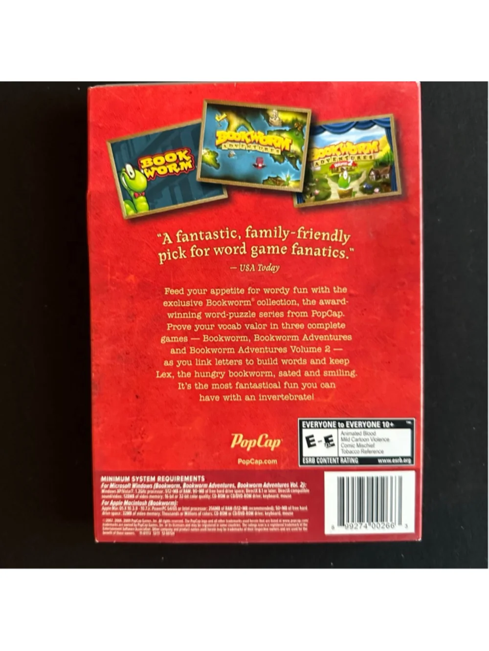 PopCap PC Games Bookworm Wordy Wonder Bundle rare Summer